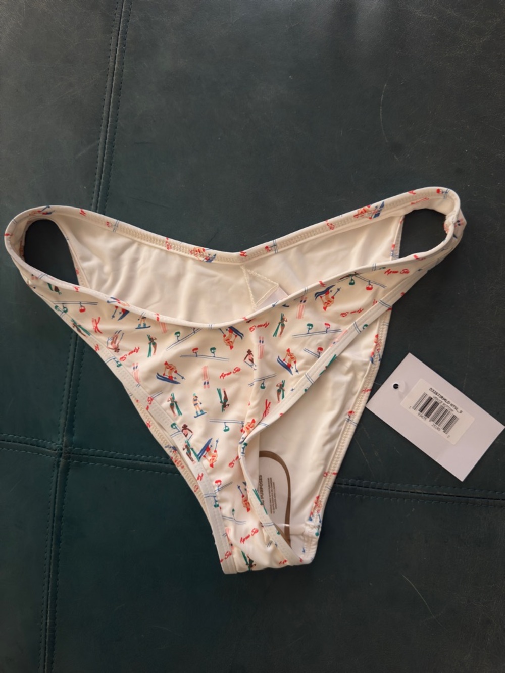 Dippin Daisy Venice Cheeky Bikini Bottom Hit the Slopes Apres Ski Small NWT
